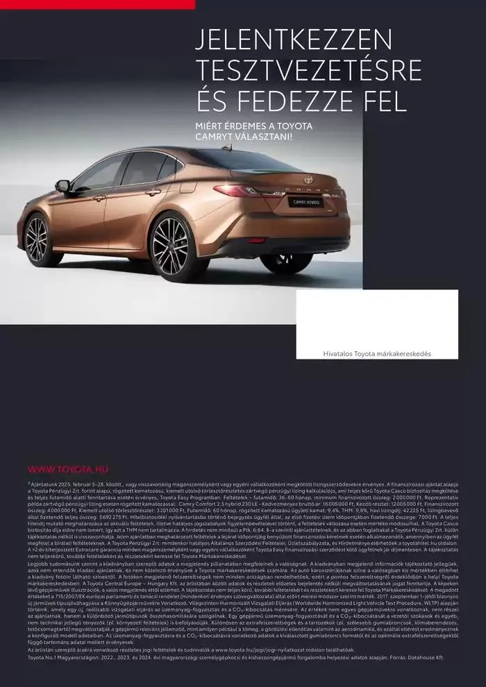 Katalógus Toyota Új Camry Hybrid február 6.-tól február 6.-ig 2026. - Oldal 11