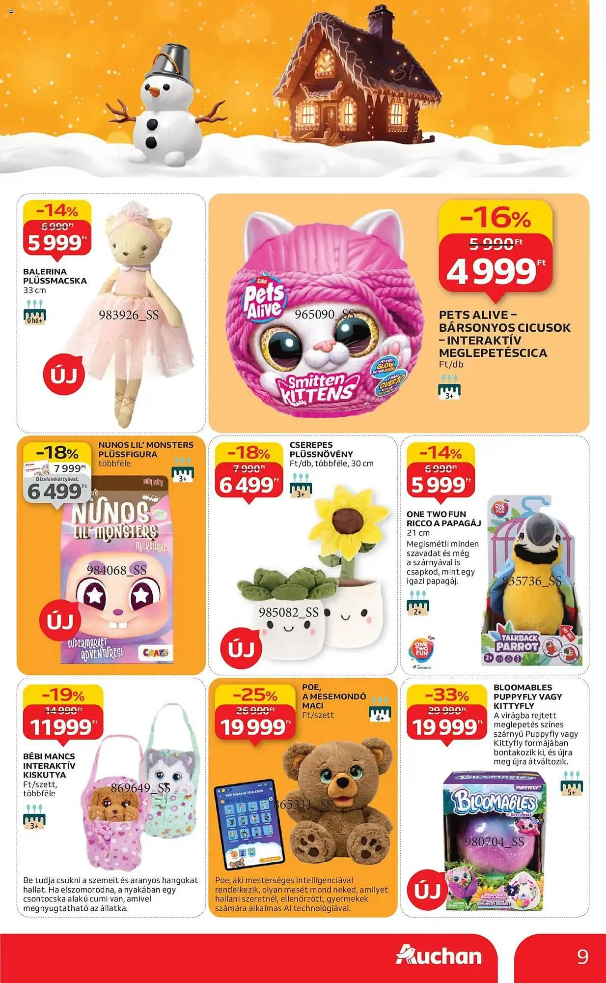 Katalógus Auchan akciós újság október 24.-tól november 26.-ig 2025. - Oldal 9