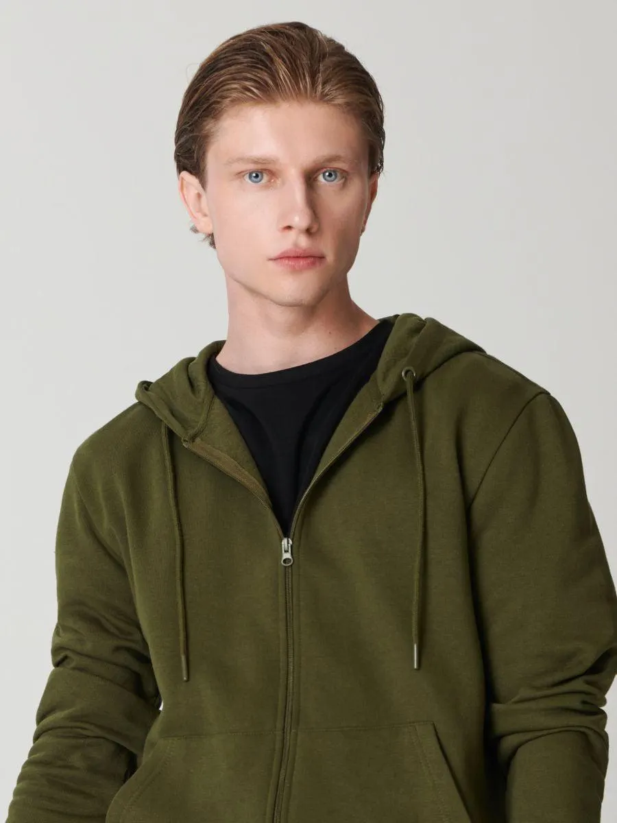 Basic cipzáras, kapucnis felső