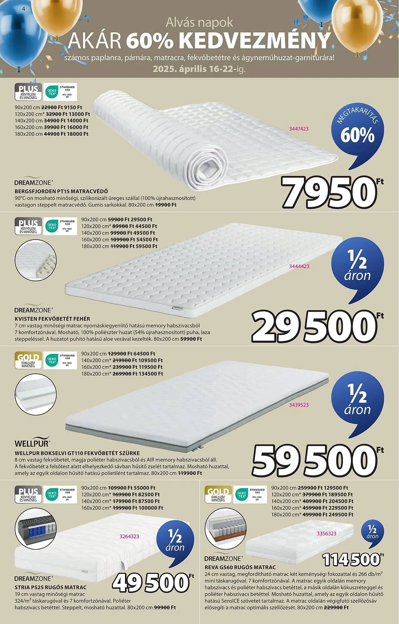 Katalógus JYSK akciós újság április 16.-tól május 18.-ig 2025. - Oldal 4