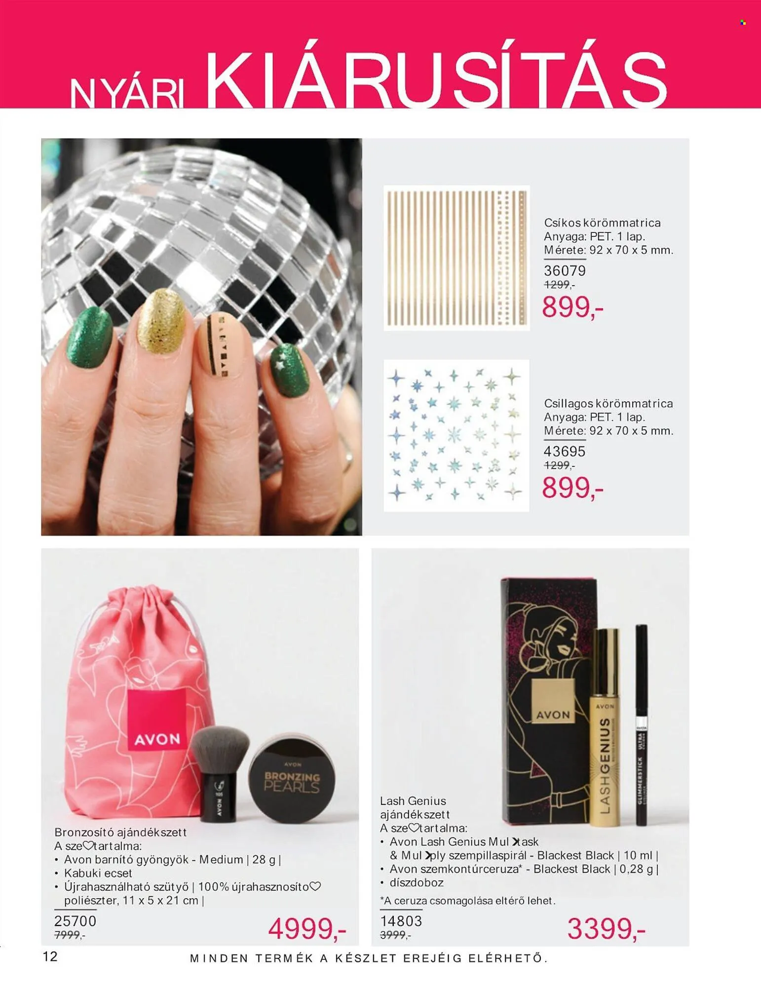 Katalógus AVON akciós újság június 1.-tól június 30.-ig 2025. - Oldal 12