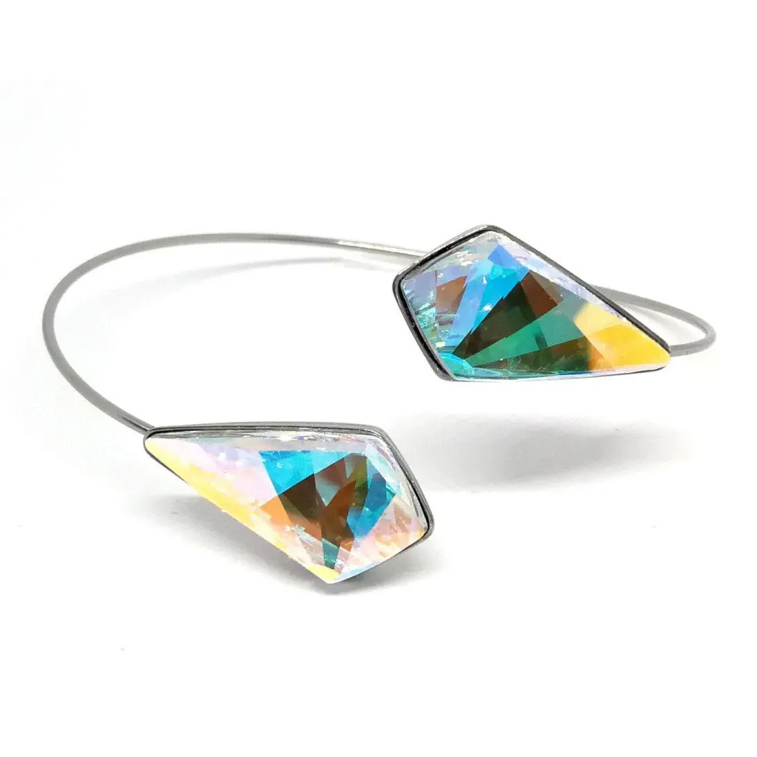 Dupla rombusz köves karkötő Swanis® prémium kristállyal díszítve