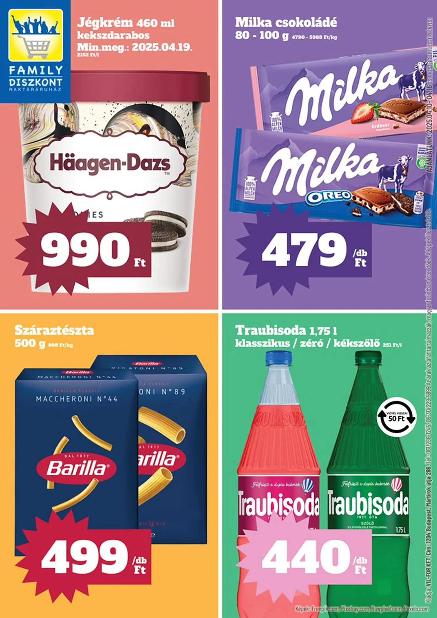 Katalógus Family Diszkont akciós újság április 10.-tól április 16.-ig 2025. - Oldal 1