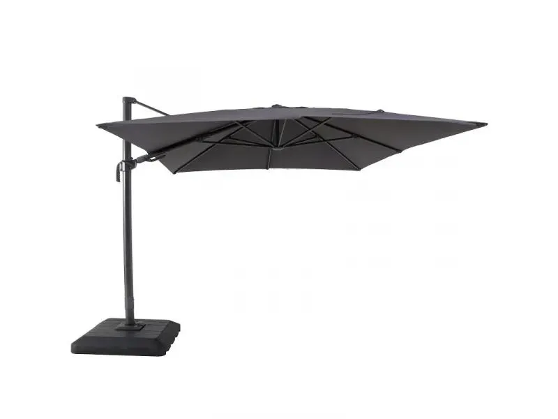 SUNFUN CAPRI - függő napernyő (3x3,5m, antracit)