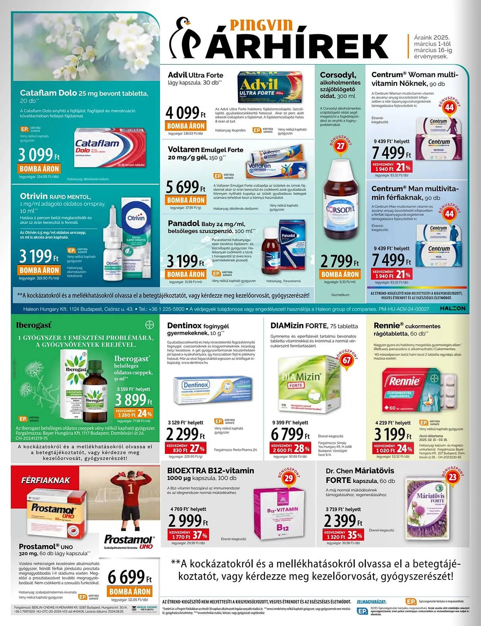 Katalógus Pingvin Patika akciós újság március 1.-tól március 16.-ig 2025. - Oldal 2