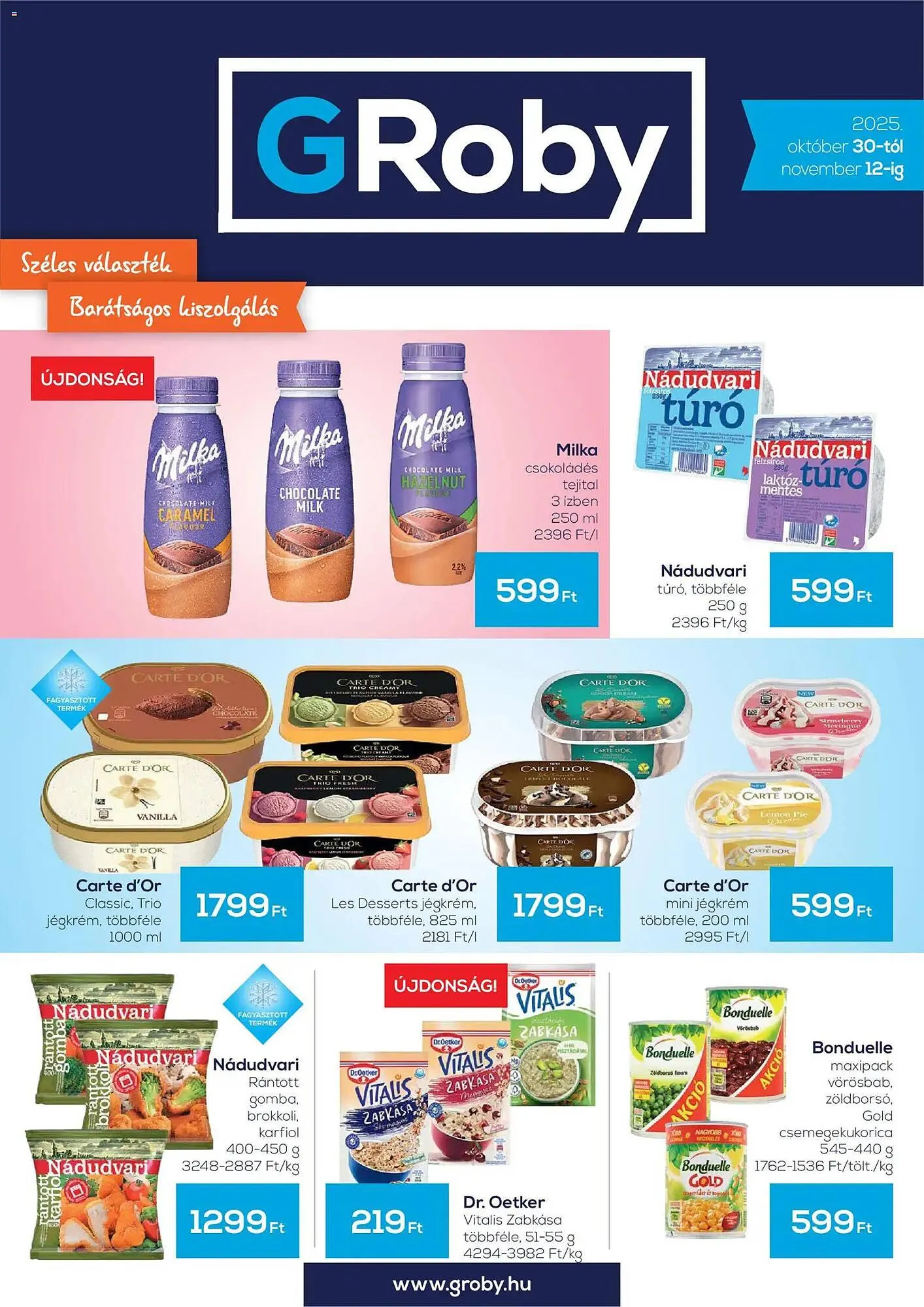 Katalógus GRoby akciós újság október 30.-tól november 12.-ig 2025. - Oldal 1