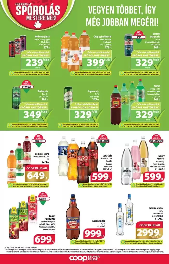 Katalógus Coop országos szórólap november 1. hét - Szuper Plusz október 31.-tól november 6.-ig 2024. - Oldal 10