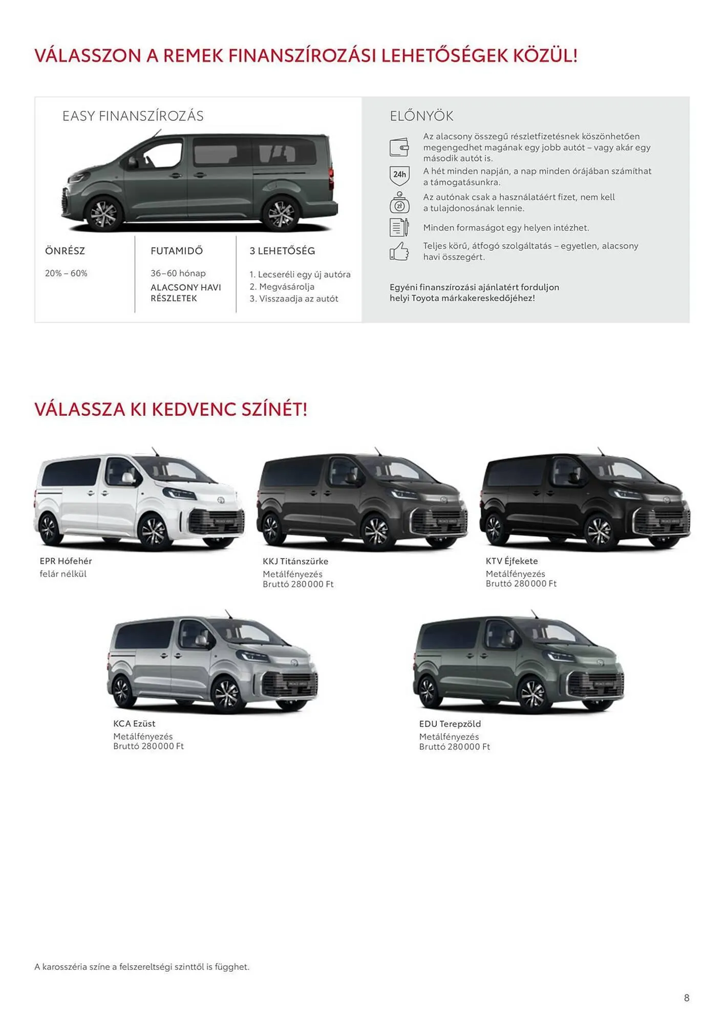 Katalógus Toyota akciós újság március 8.-tól május 5.-ig 2025. - Oldal 8