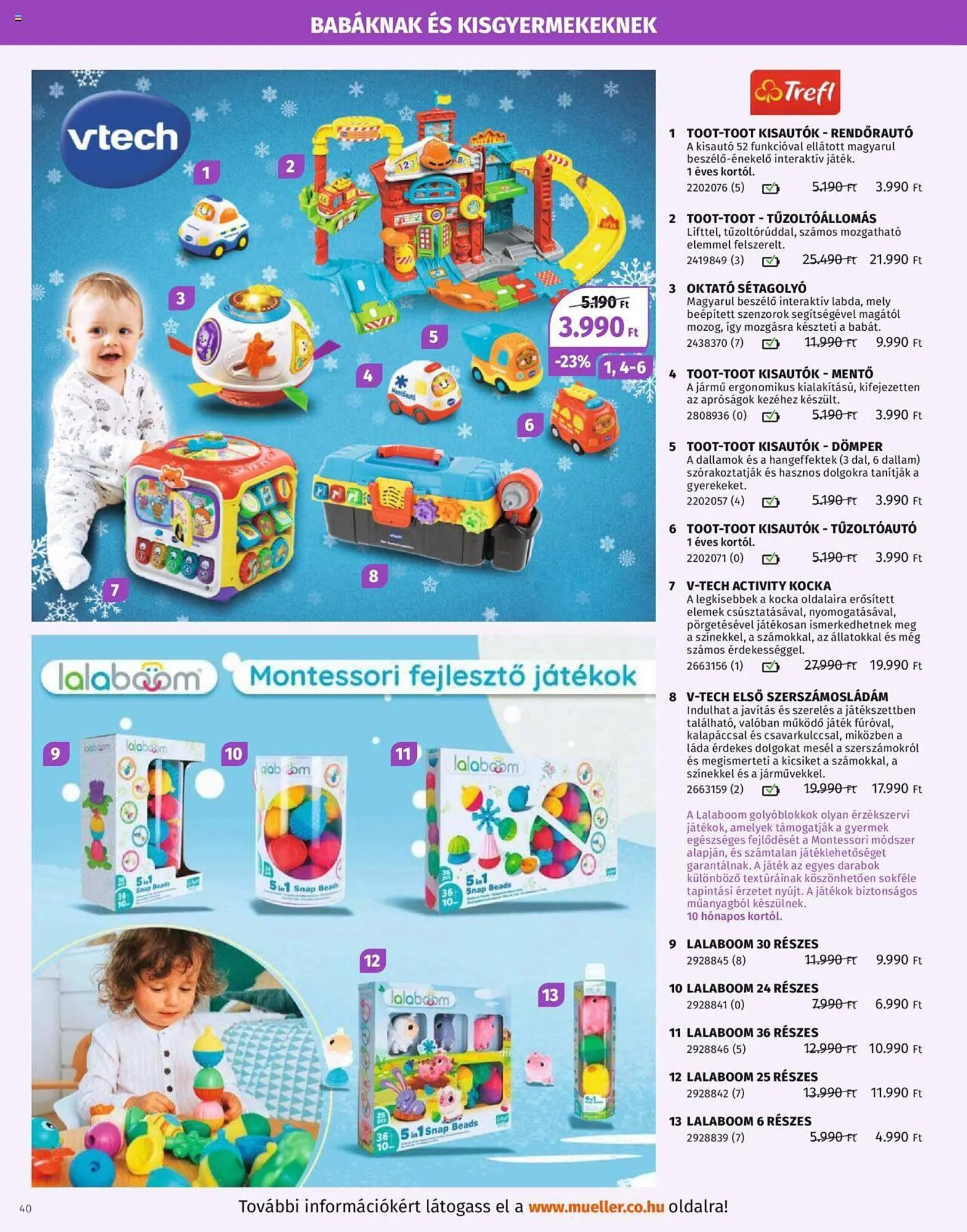 Katalógus Müller akciós újság október 30.-tól december 31.-ig 2023. - Oldal 40