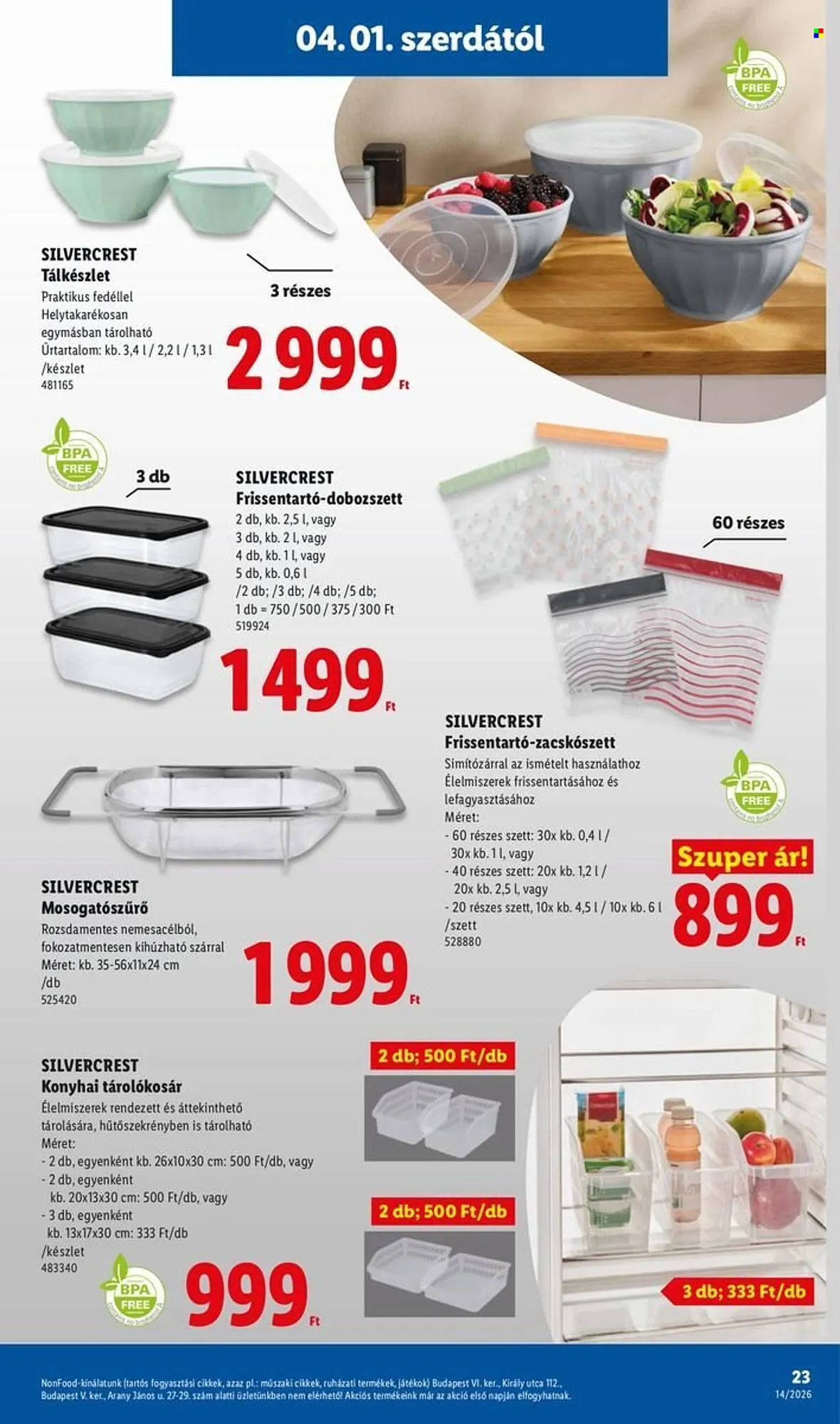 Katalógus Lidl akciós újság április 1.-tól április 8.-ig 2026. - Oldal 23