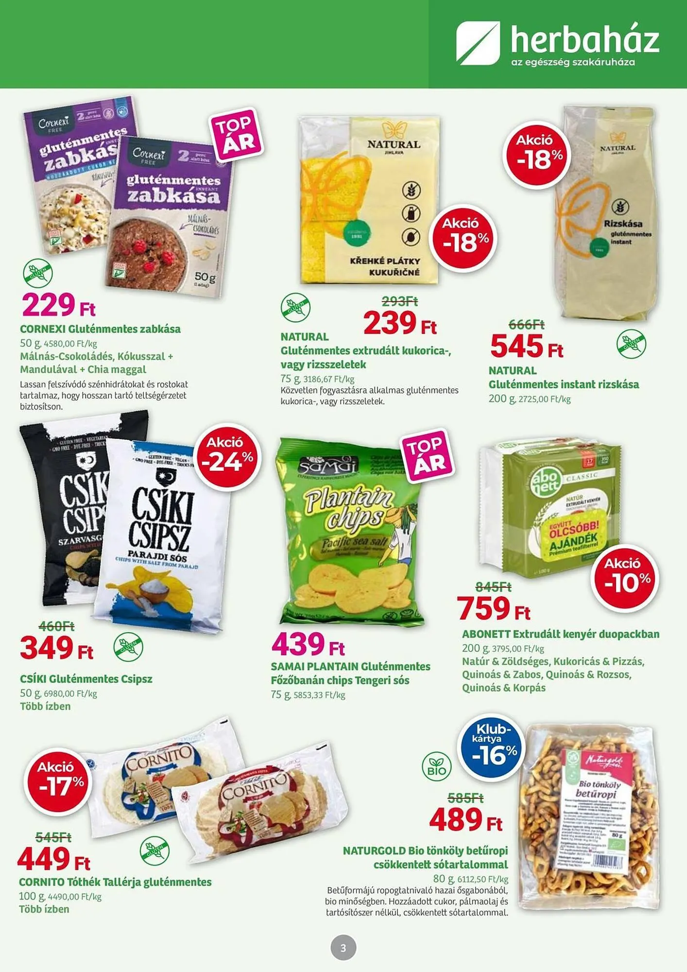 Katalógus Herbaház akciós újság július 7.-tól augusztus 3.-ig 2025. - Oldal 3