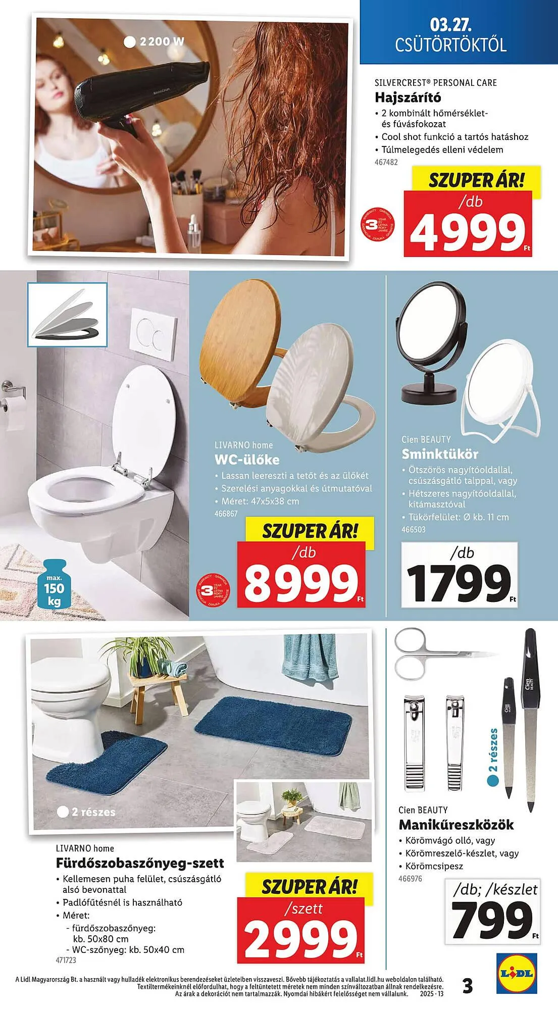 Katalógus Lidl akciós újság március 27.-tól április 2.-ig 2025. - Oldal 3