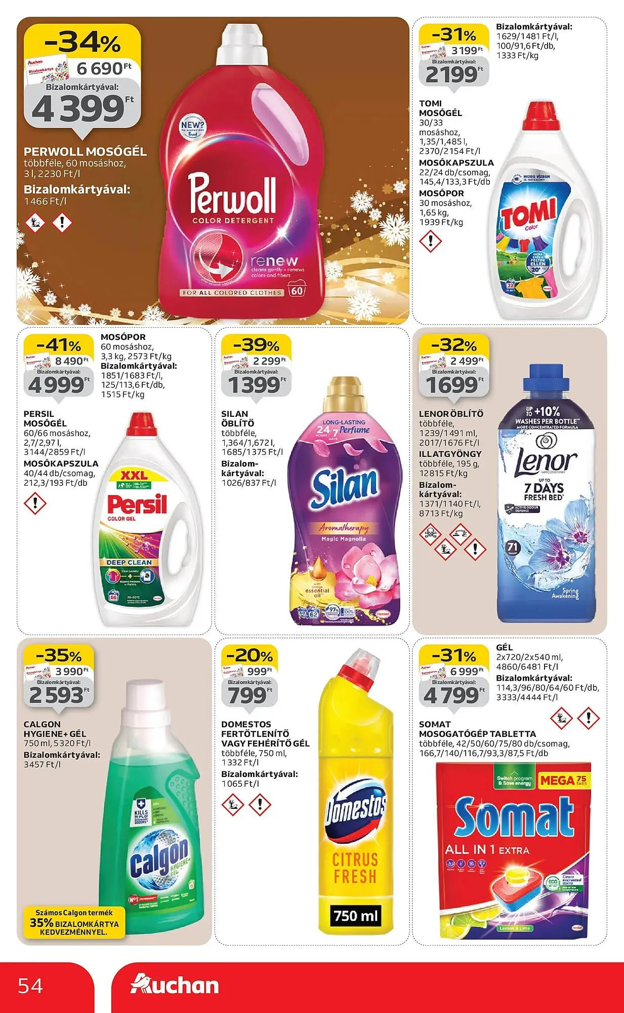Katalógus Auchan akciós újság december 4.-tól december 10.-ig 2025. - Oldal 54