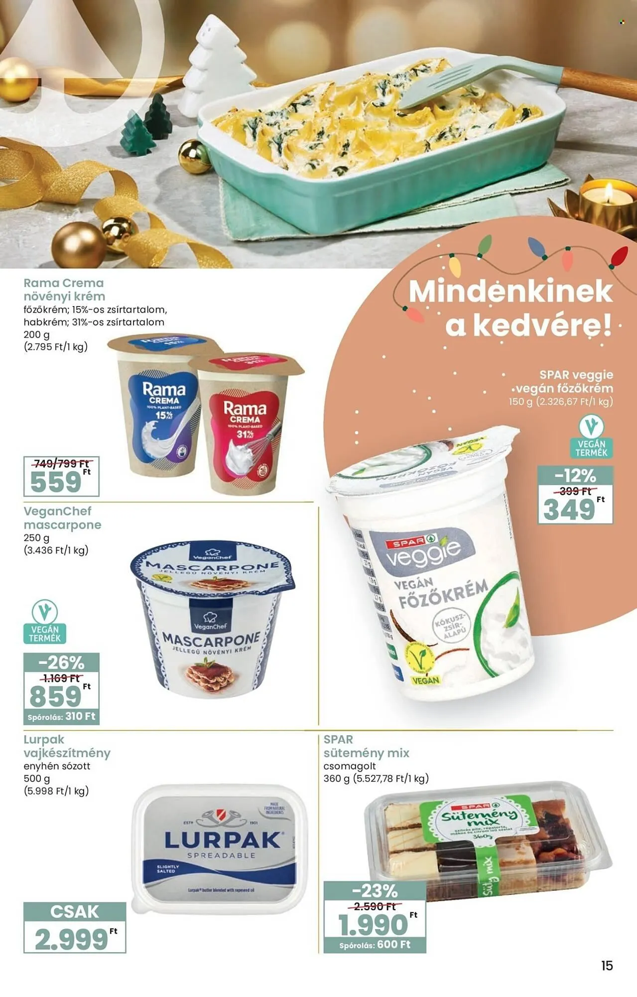 Katalógus Spar akciós újság november 27.-tól december 27.-ig 2025. - Oldal 15