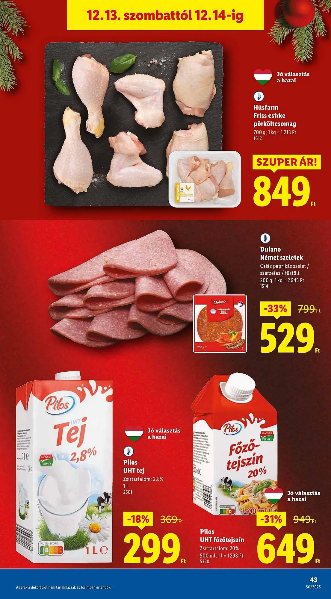 Katalógus Lidl akciós újság december 11.-tól december 17.-ig 2025. - Oldal 43