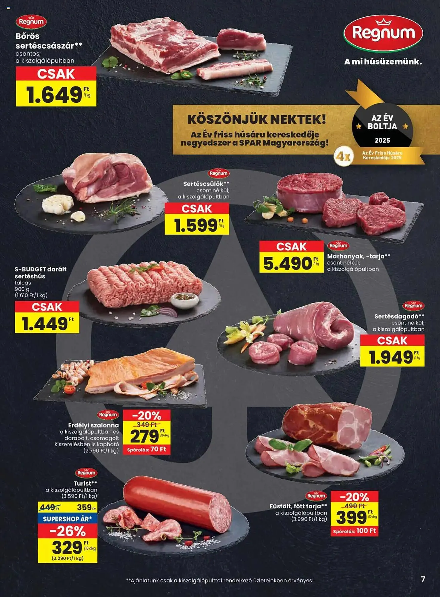 Katalógus Spar akciós újság október 2.-tól október 8.-ig 2025. - Oldal 7