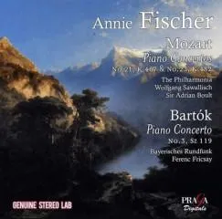 Annie Fischer - Mozart Pianos Concertos 21 & 23 - Bartók Piano Concerto 3