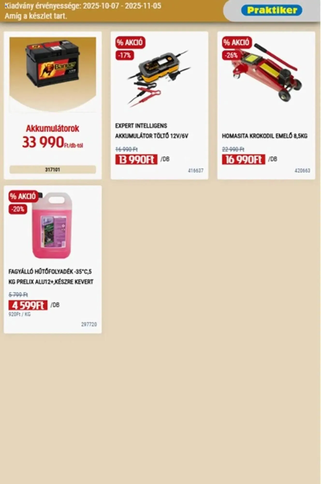 Katalógus Praktiker akciós újság október 7.-tól november 5.-ig 2025. - Oldal 39
