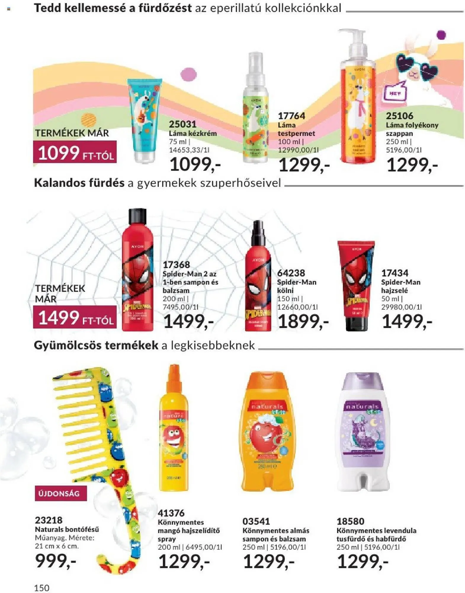 Katalógus AVON akciós újság augusztus 1.-tól augusztus 31.-ig 2023. - Oldal 156