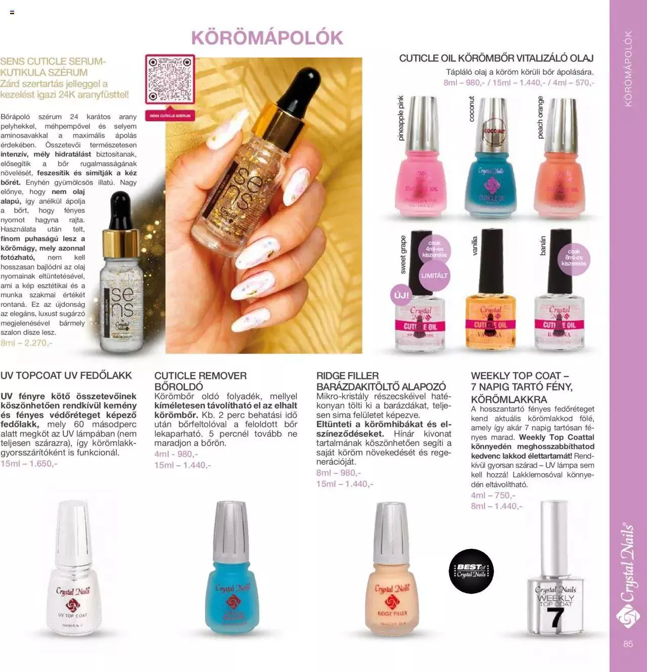 Katalógus Crystal Nails - Nagykatalógus 22/23 március 8.-tól december 31.-ig 2023. - Oldal 85