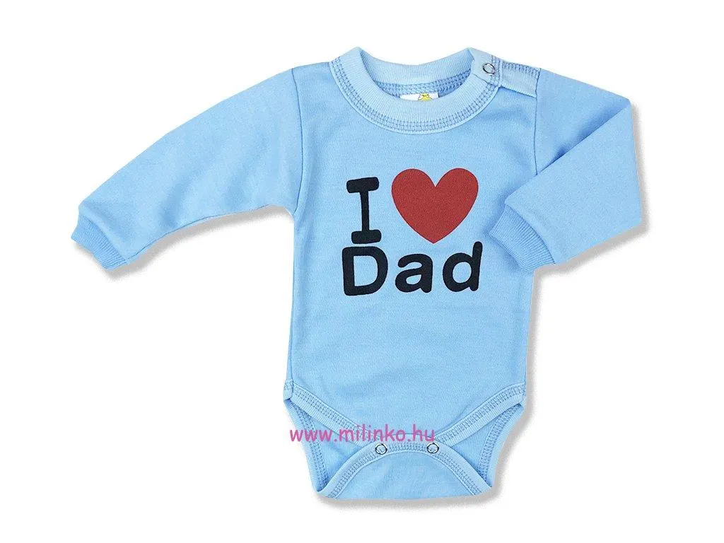 Baba body - I love Dad, kék