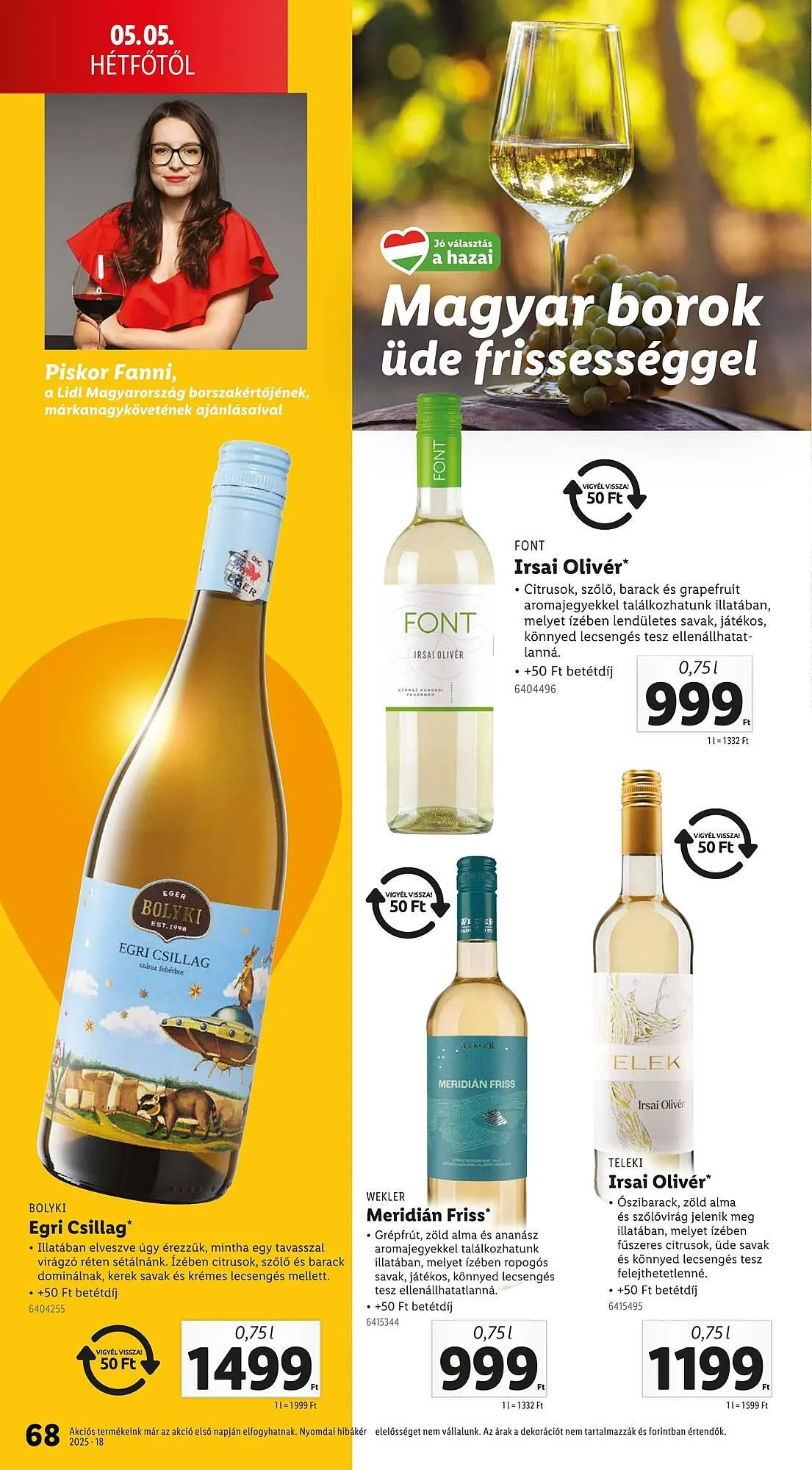 Katalógus Lidl akciós újság április 30.-tól május 4.-ig 2025. - Oldal 68