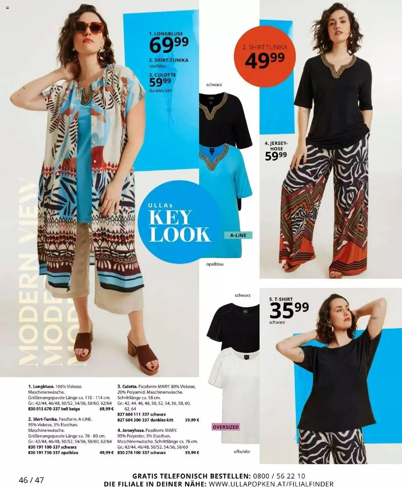 Katalógus Ulla Popken Akciós újság július 1.-tól július 31.-ig 2024. - Oldal 46