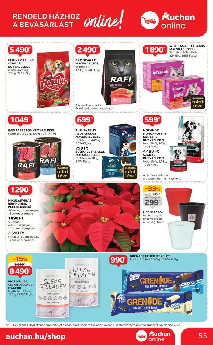 Katalógus Catalog Auchan október 28.-tól november 6.-ig 2024. - Oldal 55