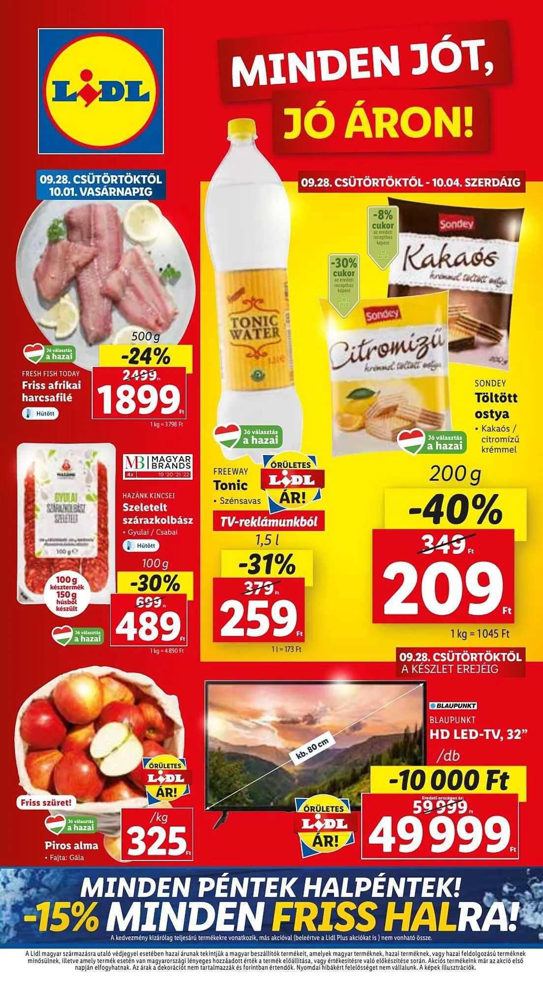 Katalógus Lidl akciós újság szeptember 28.-tól október 4.-ig 2023. - Oldal 1