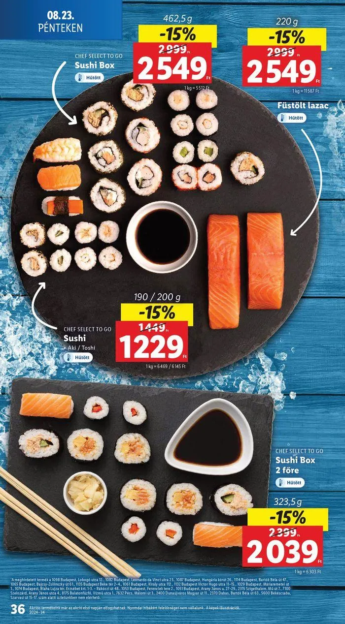 Katalógus Akciós újság – 34. hét augusztus 22.-tól augusztus 28.-ig 2024. - Oldal 36