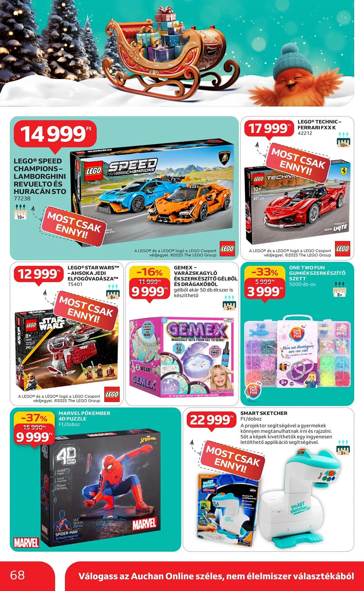 Katalógus Auchan akciós újság december 4.-tól december 10.-ig 2025. - Oldal 68