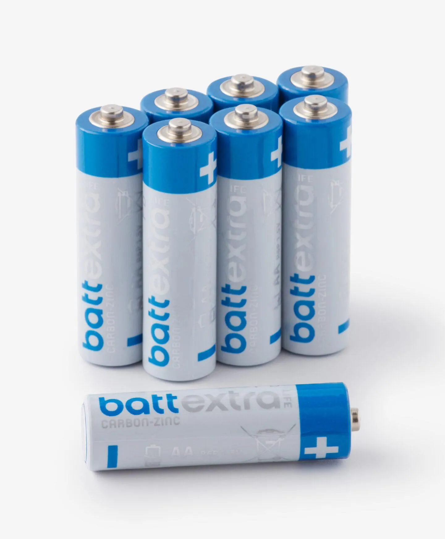 8 darabos R6 cink-szén elem szett