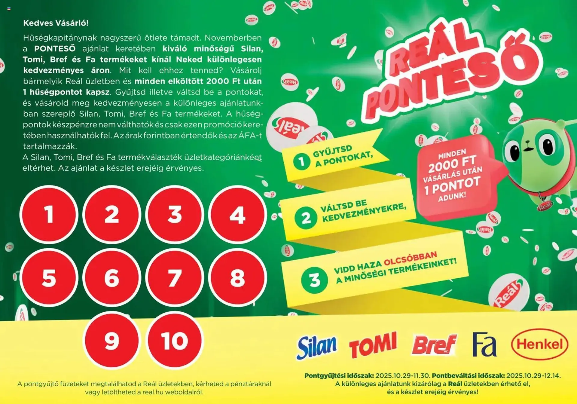 Katalógus Real akciós újság október 29.-tól november 30.-ig 2025. - Oldal 1