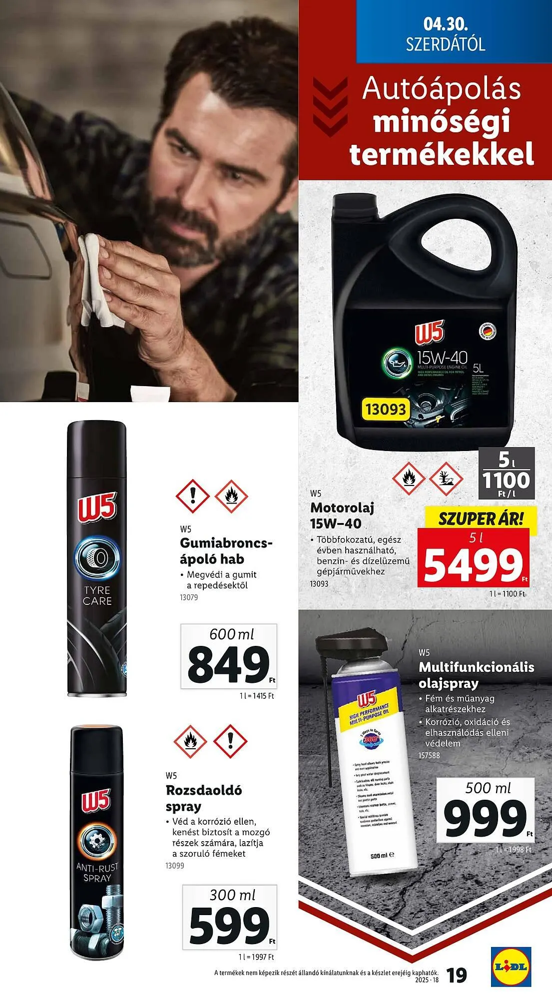 Katalógus Lidl akciós újság április 30.-tól május 4.-ig 2025. - Oldal 19