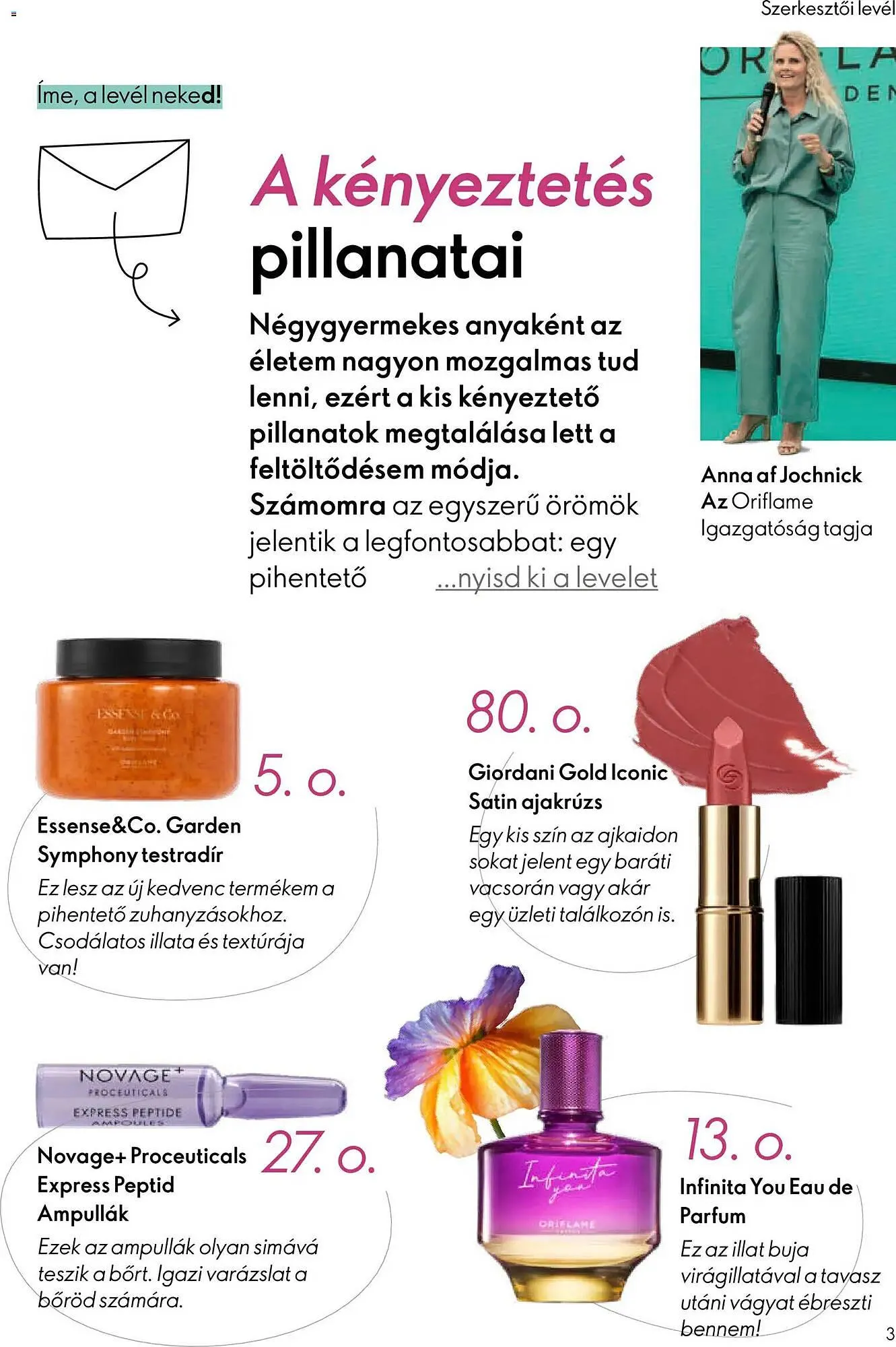 Katalógus Oriflame katalógus március 25.-tól április 14.-ig 2026. - Oldal 3