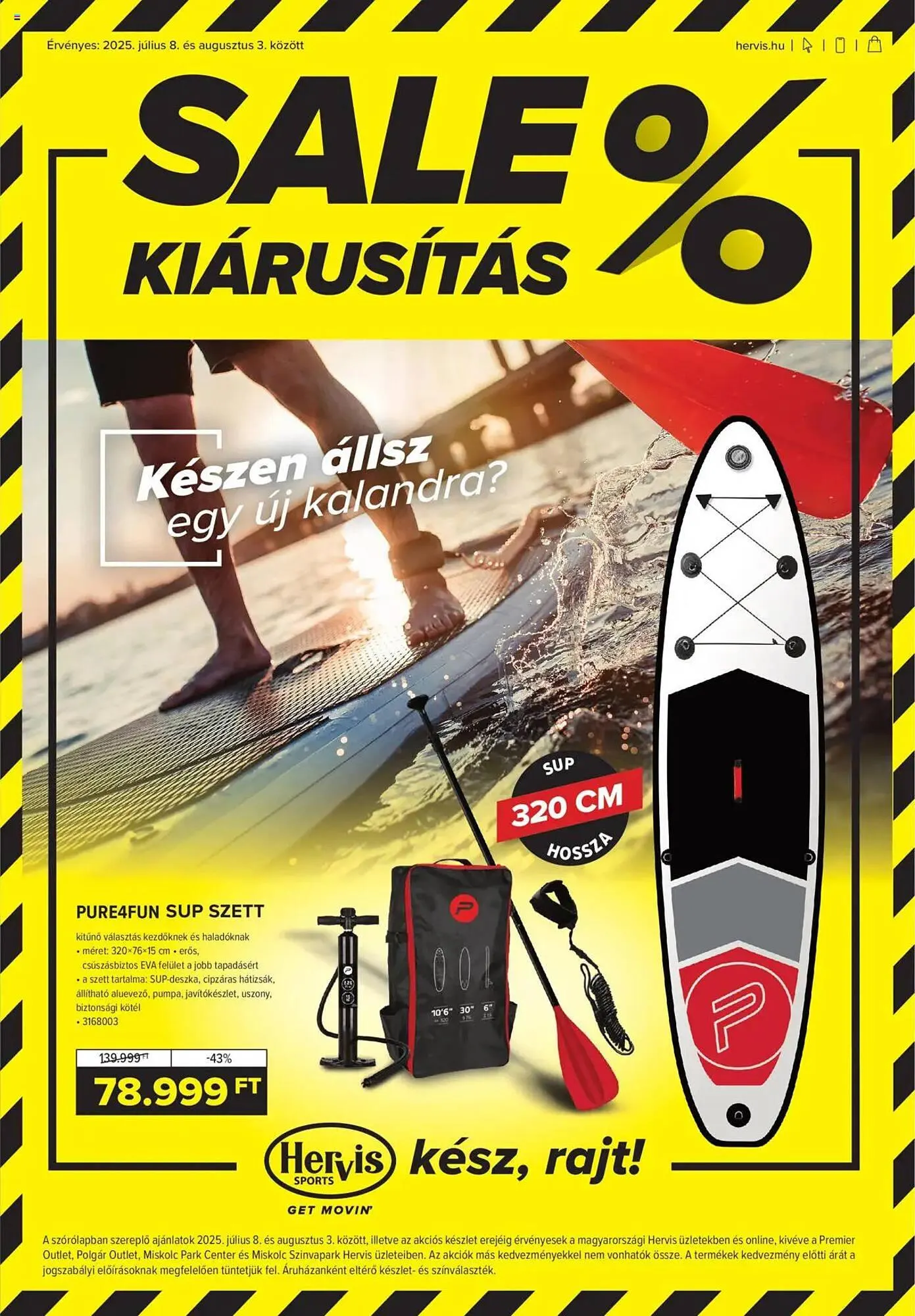 Katalógus Hervis akciós újság július 8.-tól augusztus 3.-ig 2025. - Oldal 1
