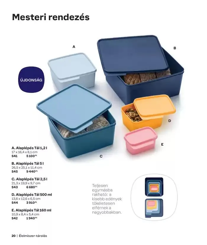 Katalógus Tupperware Autumn - Winter 2024/2025 Catalogue október 3.-tól március 23.-ig 2025. - Oldal 20