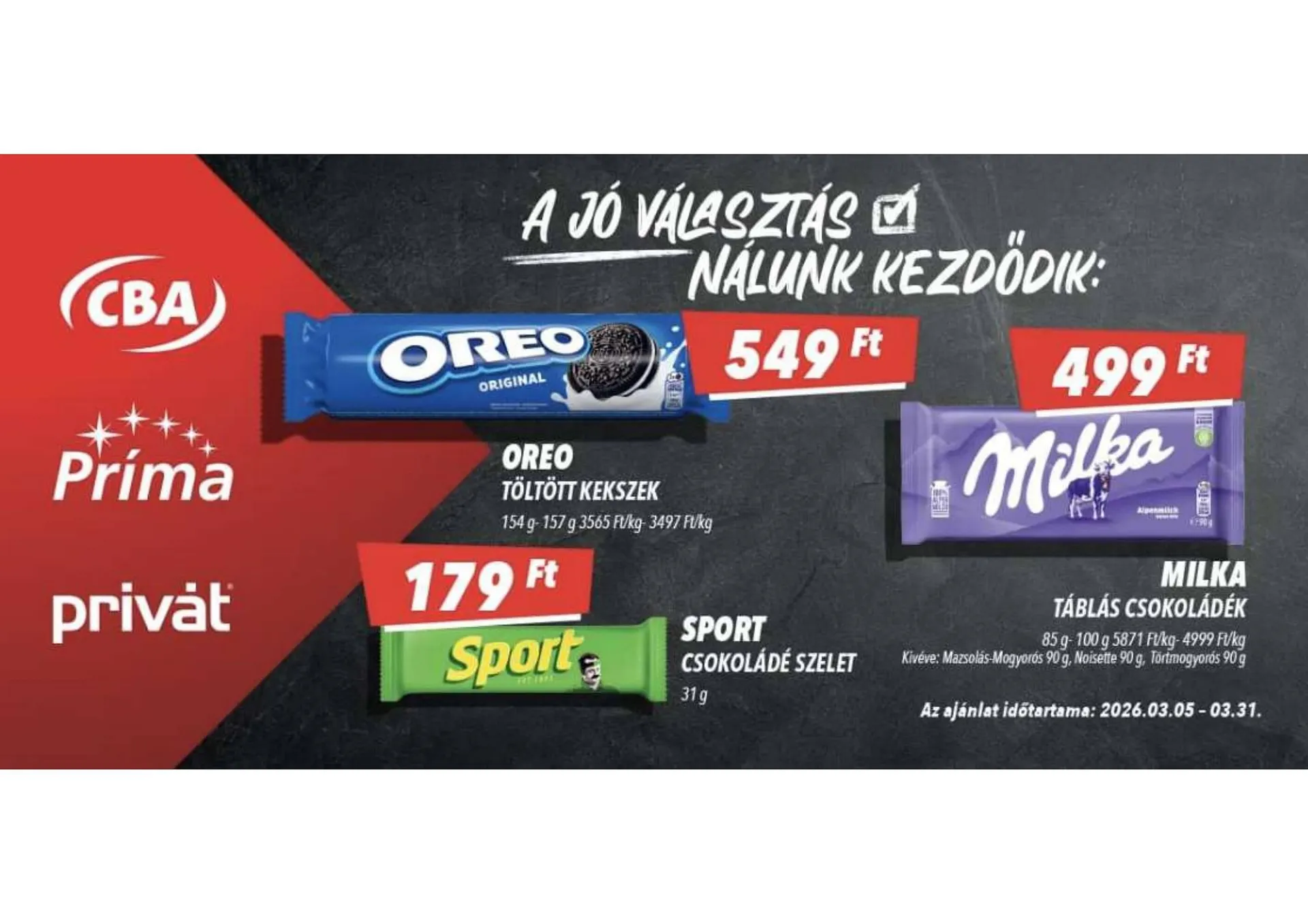 Katalógus CBA akciós újság március 5.-tól március 31.-ig 2026. - Oldal 1