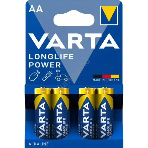 VARTA Longlife Power Alkáli Tartós Ceruza Elem AA LR6 B4