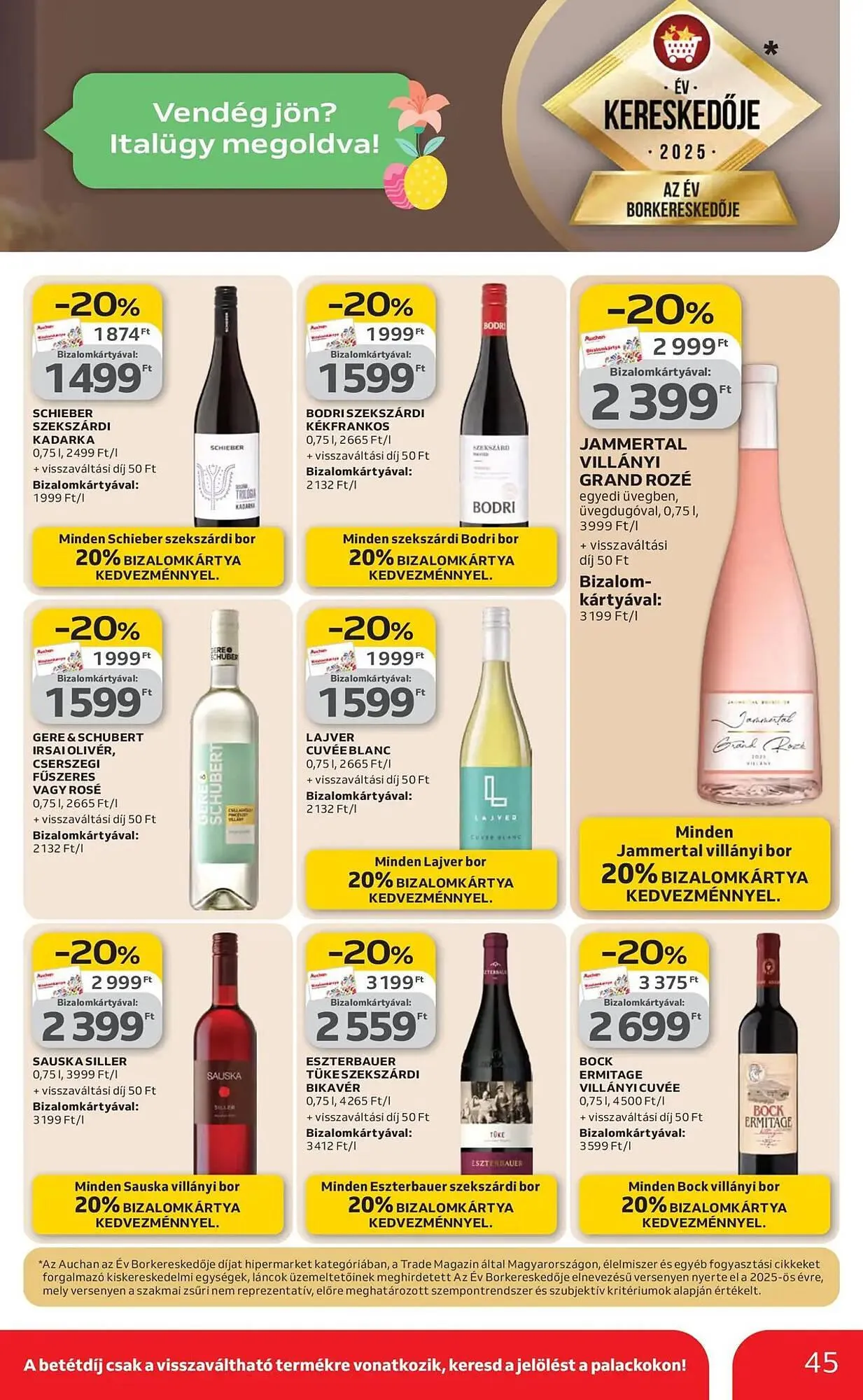 Katalógus Auchan akciós újság március 19.-tól március 25.-ig 2026. - Oldal 45