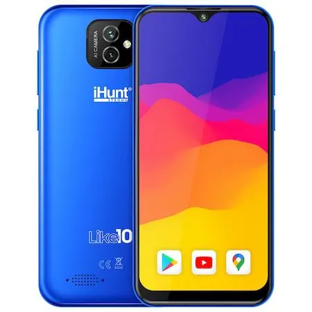 iHunt Like 10 2022 mobiltelefon, Dual SIM, 16GB, 1GB RAM, 3G, kék