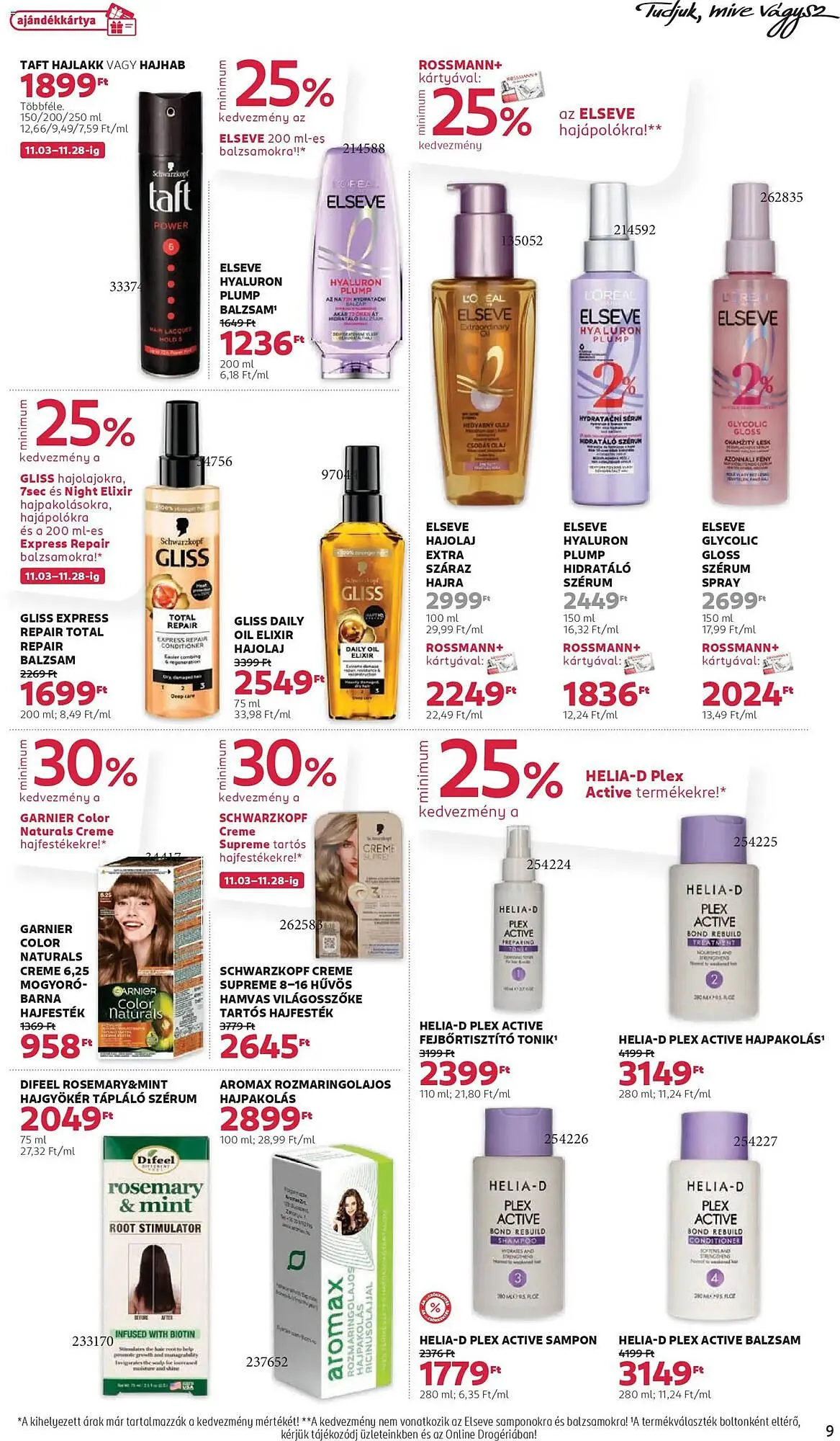 Katalógus Rossmann akciós újság november 3.-tól november 14.-ig 2025. - Oldal 9