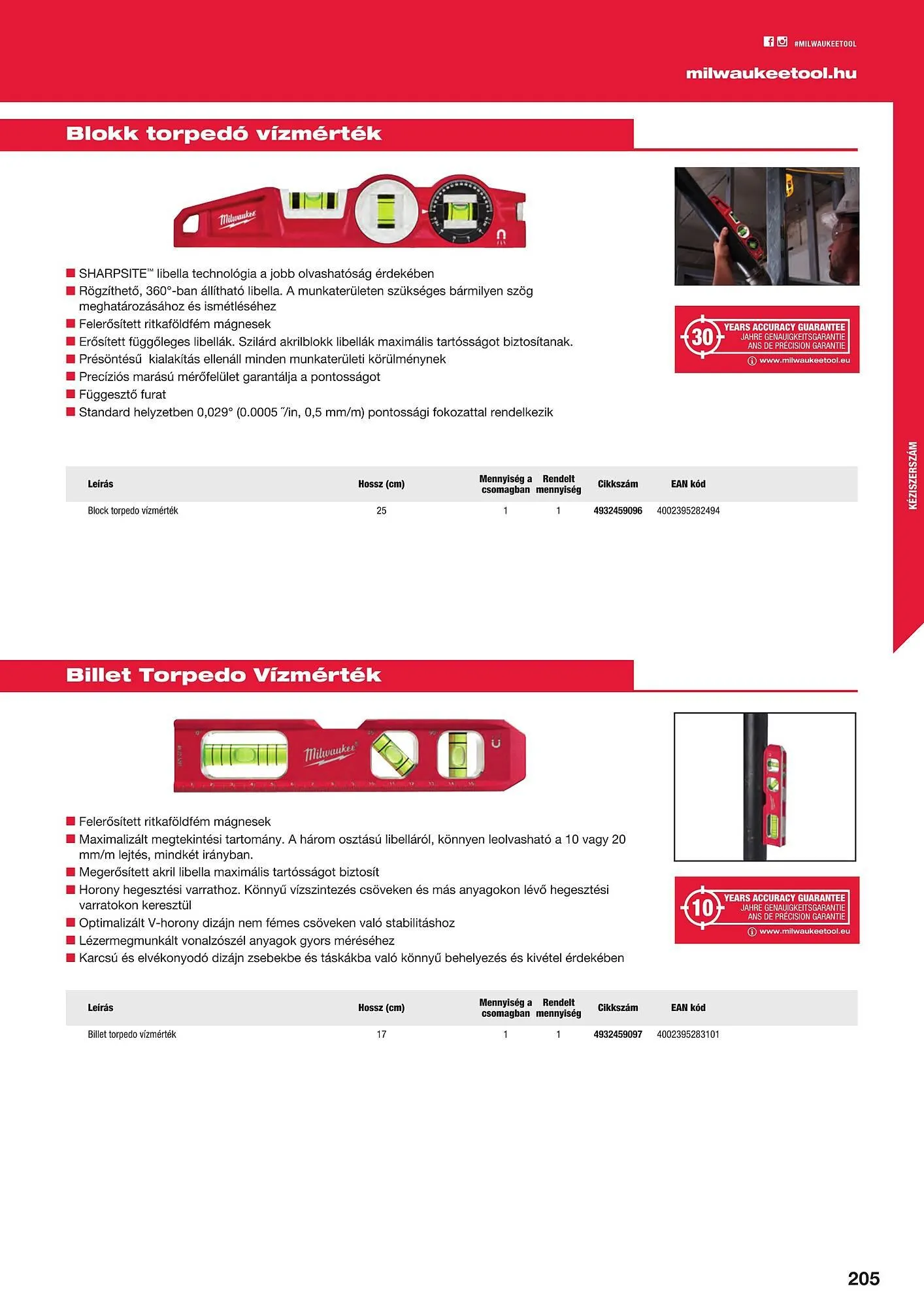 Katalógus Milwaukee akciós újság szeptember 16.-tól december 31.-ig 2025. - Oldal 205