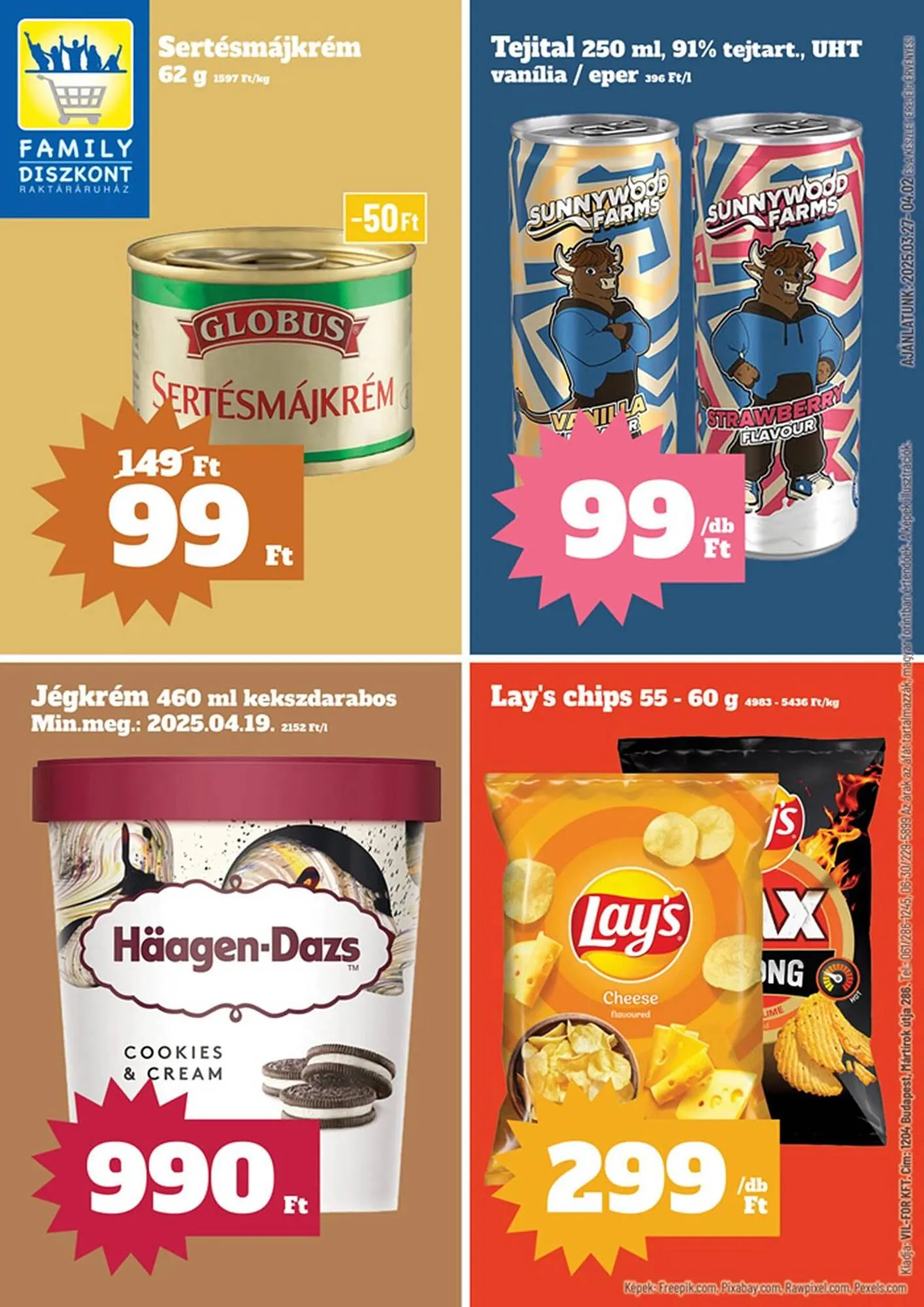 Katalógus Family Diszkont akciós újság március 27.-tól április 2.-ig 2025. - Oldal 1