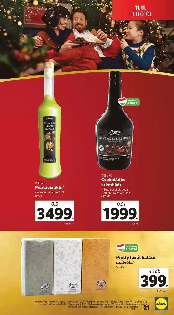 Katalógus Ünnepi Deluxe-katalógus november 11.-tól december 31.-ig 2024. - Oldal 21