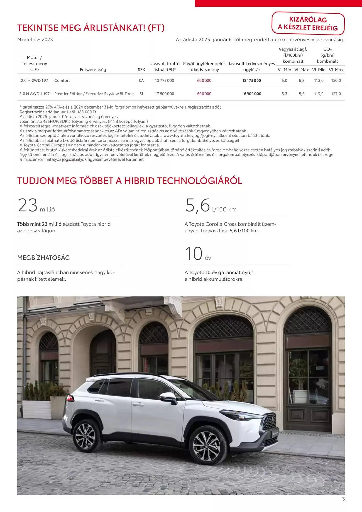 Katalógus Toyota akciós újság január 8.-tól január 8.-ig 2026. - Oldal 3