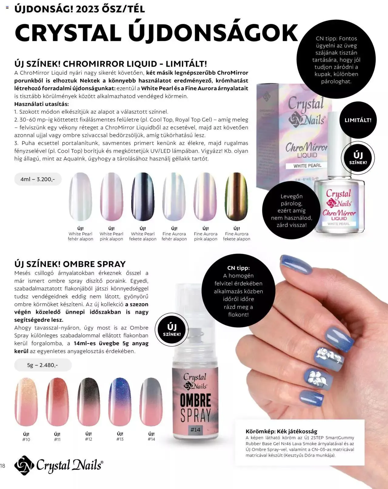 Katalógus Crystal Nails - Ősz/Tél katalógus 2023 szeptember 4.-tól december 31.-ig 2023. - Oldal 18