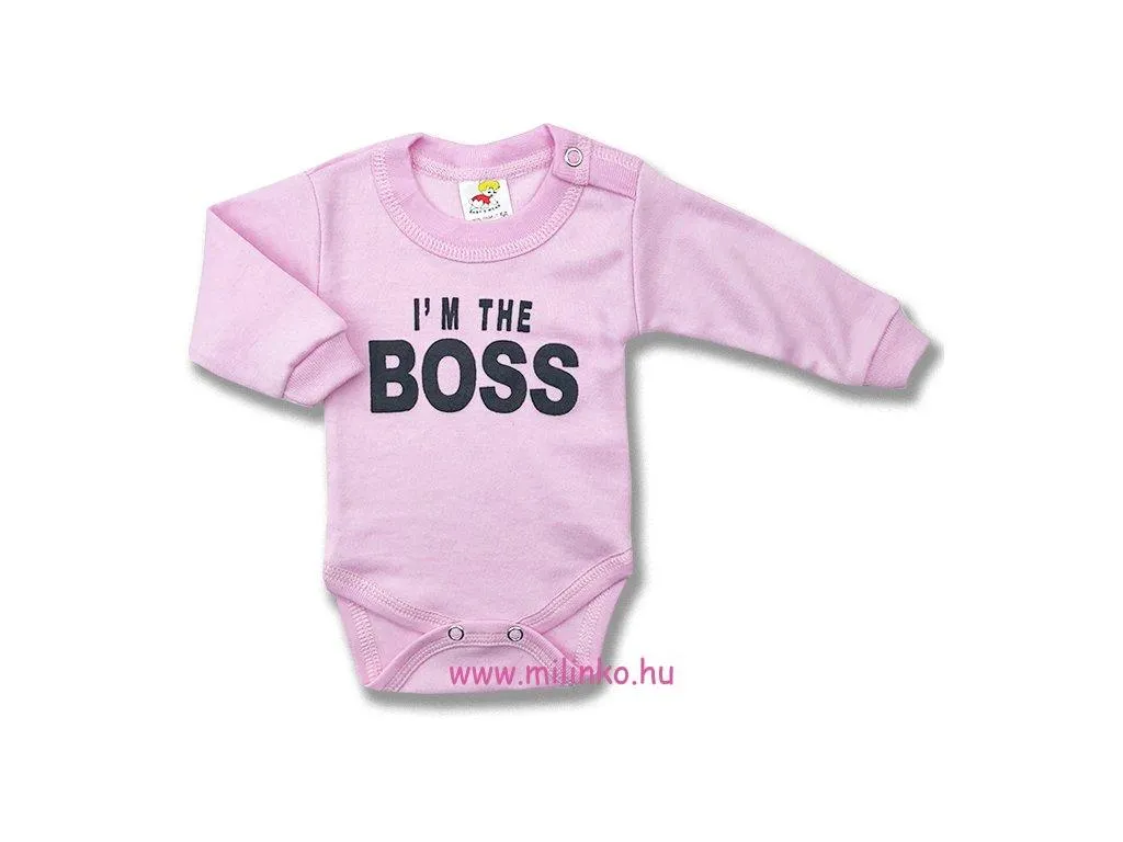 Baba body - I'M BOSS, rózsaszín
