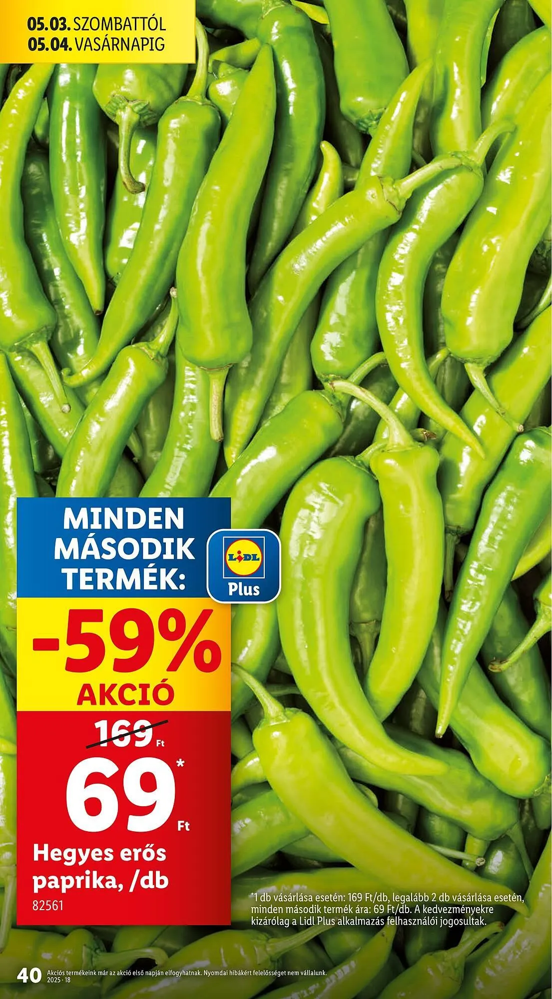 Katalógus Lidl akciós újság április 30.-tól május 4.-ig 2025. - Oldal 40