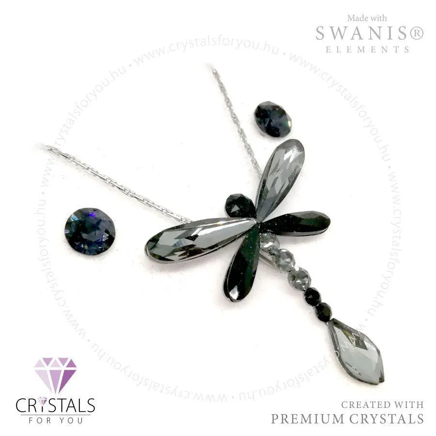 Szitakotő szett Swanis® prémium kristállyal díszítve